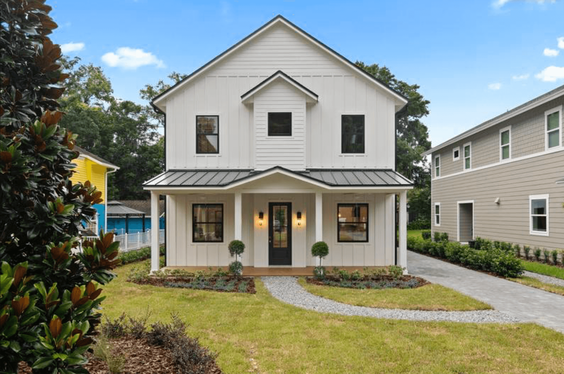 Board and batten siding