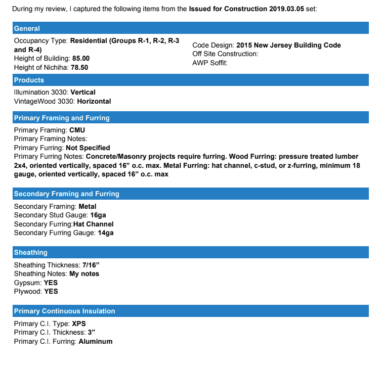 improve installation technical design review