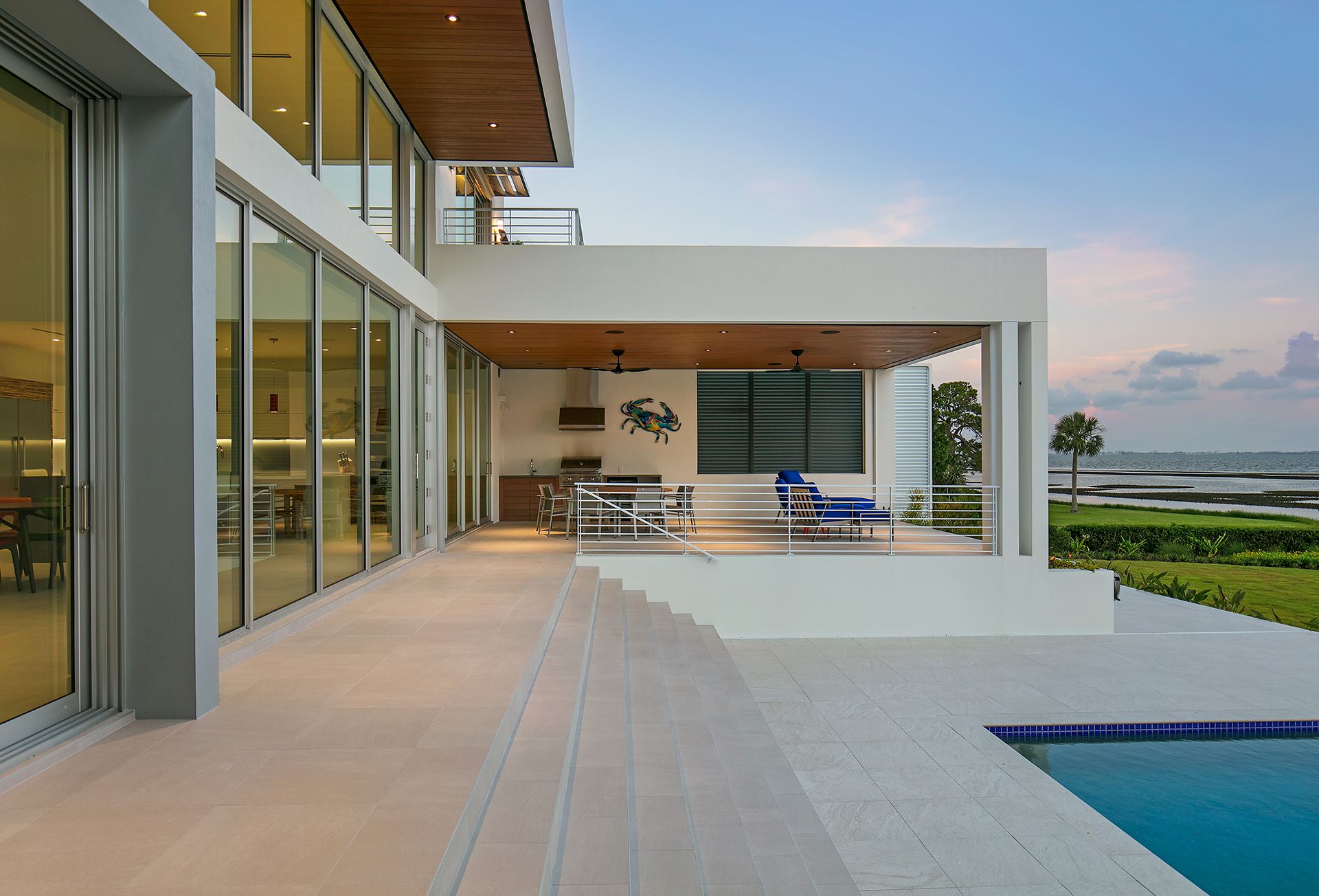 coastal florida home with vintagewood