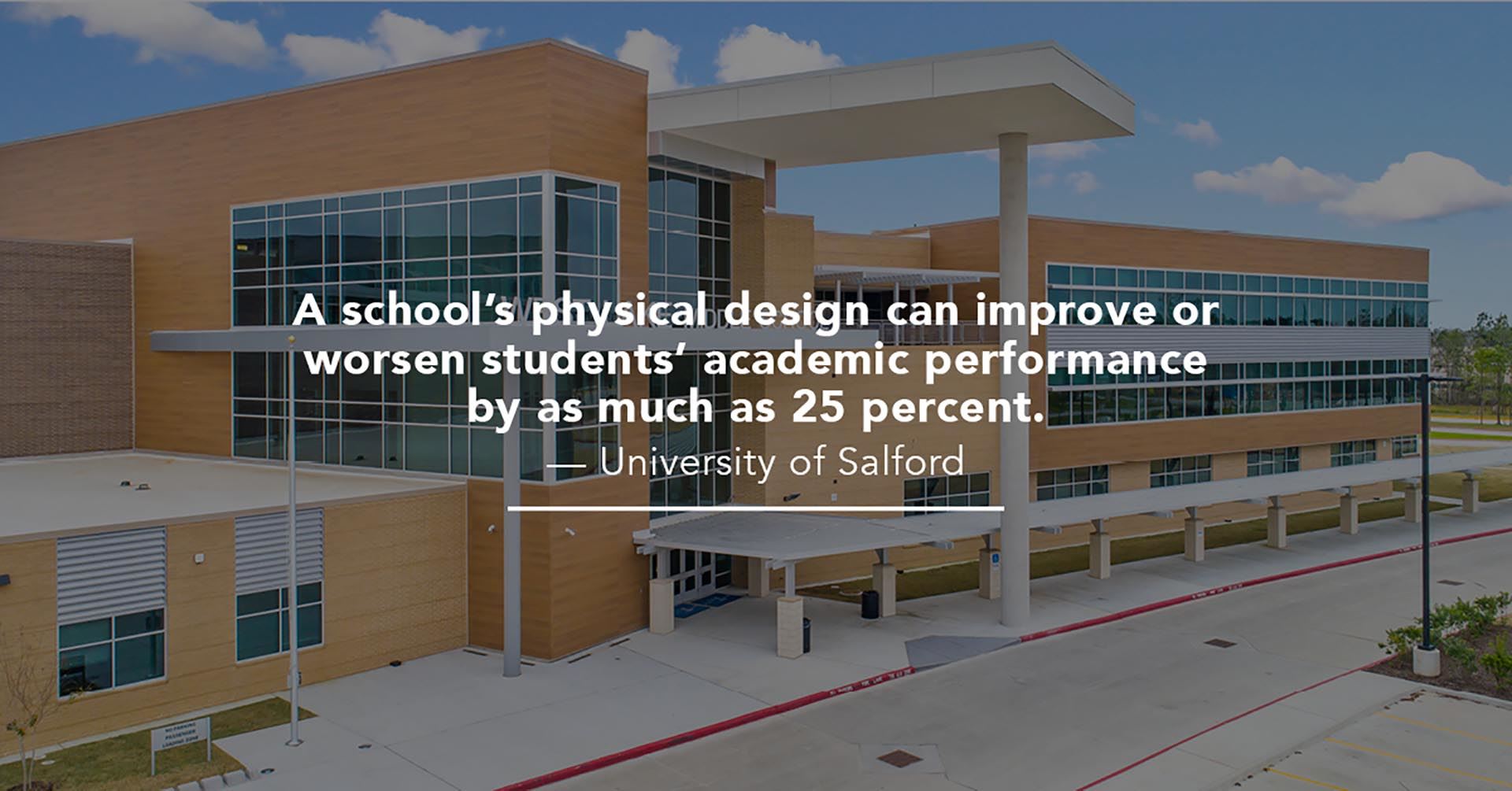 Nichiha School Design Stat Graphic