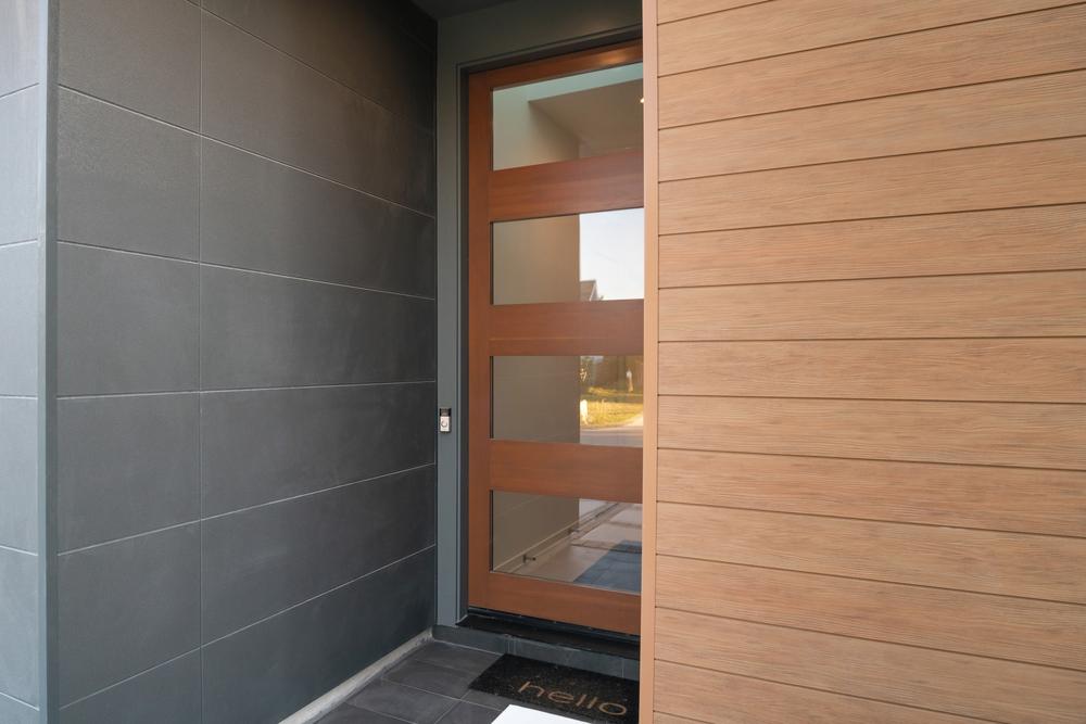 The Grove apartment complex is protected with Nichiha’s VintageWood in Cedar.