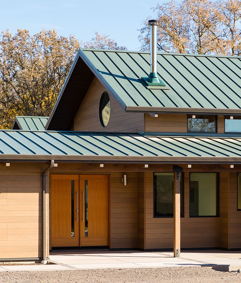 Home rebuilt after fires in California